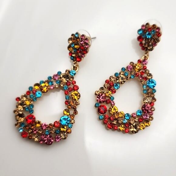 Boho Teardrop Earrings - Picture 1 of 3
